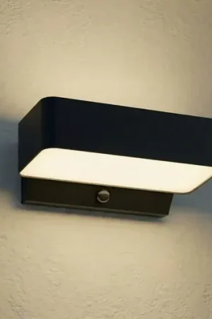 Applique da esterni LED Lindby Fando, antracite, con sensore, IP44 Ultime Pezzi