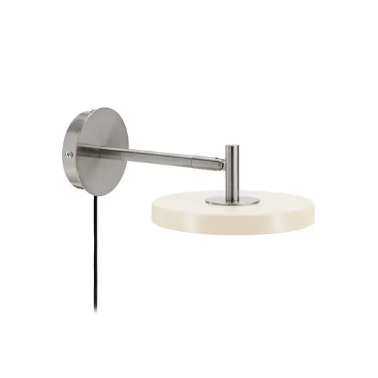 Prezzo Conveniente Applique a LED UMAGE Asteria Short, bianca, in acciaio, con spina