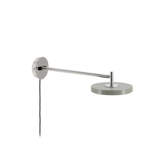 Consegna Rapida Applique a LED UMAGE Asteria Long, verde oliva, acciaio, con spina