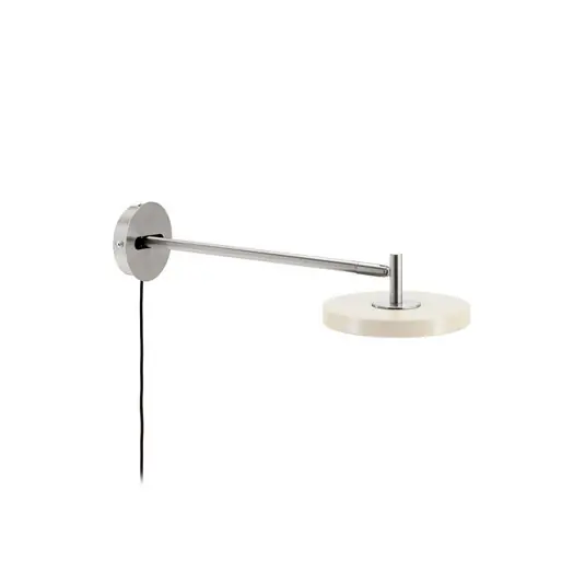 Consegna Rapida Applique a LED UMAGE Asteria Long, bianca, in acciaio, con spina