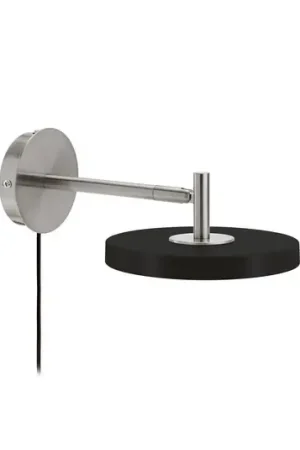 Applique a LED UMAGE Asteria Short, nera, in acciaio, con spina Miglior Prezzo