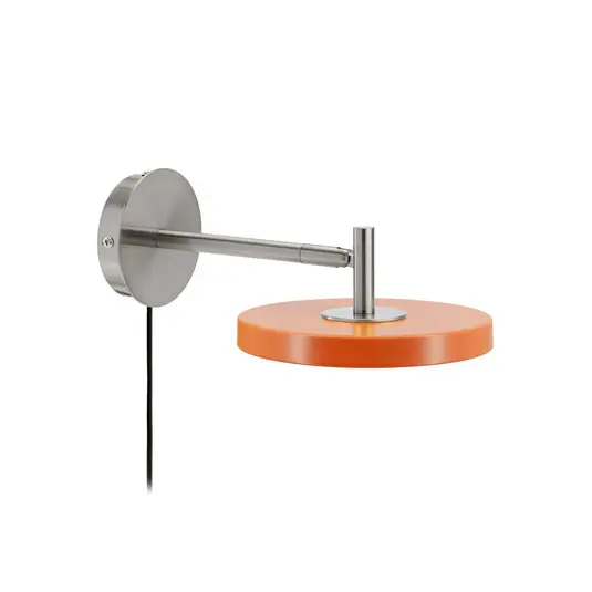 Nuova Collezione Applique a LED UMAGE Asteria Short, arancione, acciaio, con spina