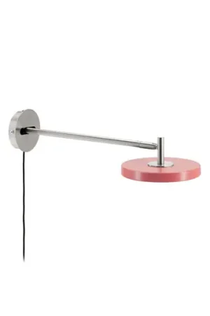 Applique a LED UMAGE Asteria Long, rosa, acciaio, con spina Offerta Del Giorno