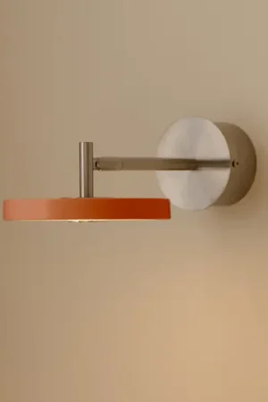 Applique a LED UMAGE Asteria Short, arancione, acciaio, collegamento diretto Prezzo Di Fabbrica