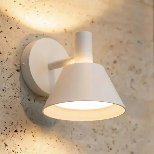 Occasione Applicazione da esterni LED Lucande Tabena, bianco opaco, IP44, CCT