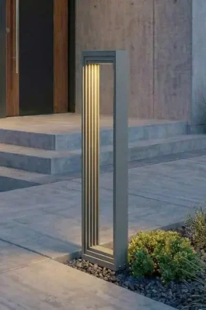 Ultimissimo Modello Lucande Lampione a LED Ashkan, altezza 60 cm, antracite, IP65