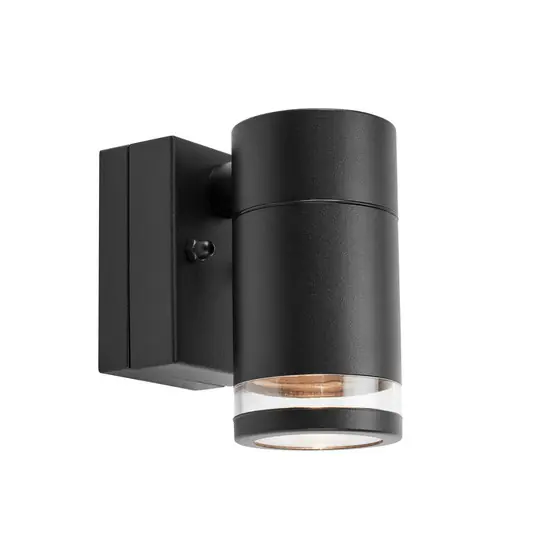 Applique da esterni LED Luno, nera, 1 luce, IP65, dimmerabile Non Perdere