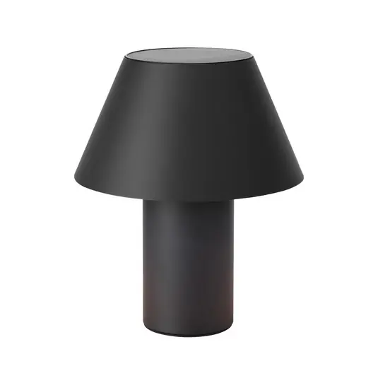Esclusivo Lampada da tavolo LED solare Vivo, nera, IP44, altezza 30 cm, dimmerabile