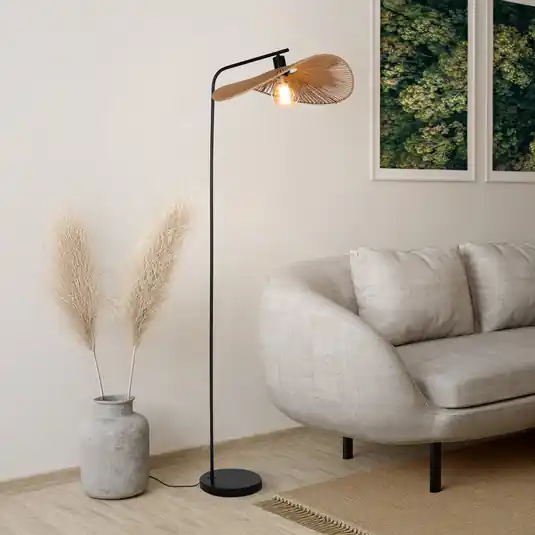 Ordina Subito Piantana Siruela, marrone, altezza 160 cm, corda di carta, E27