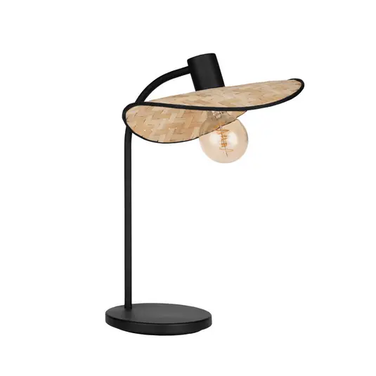 Lampada da tavolo Marywell, bambù naturale, altezza 47 cm, E27 Prezzo Ridotto