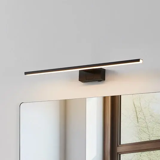 Scelto Dai Clienti Applique a LED Conettilla, nera, larghezza 60 cm, IP44, CCT
