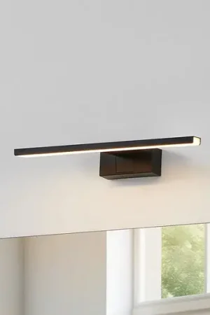 Applique a LED Conettilla, nera, larghezza 40 cm, IP44, CCT Compra Oggi Stesso