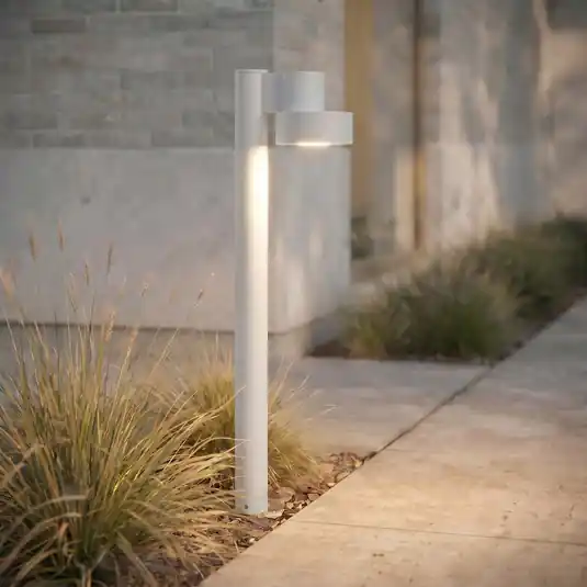 A Buon Prezzo Lampione a LED Lucande Elune, grigio chiaro, IP44, altezza 77 cm