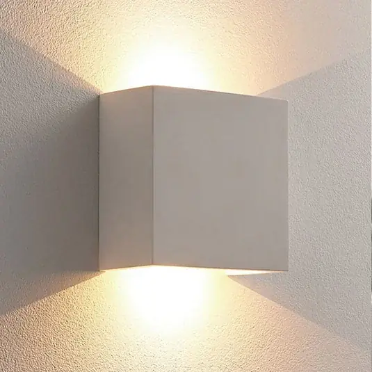 Prezzo Conveniente Anneke - applique LED squadrata di gesso