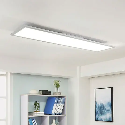 Spedito Oggi Pannello LED Arcchio Lysander, 32W, CCT, 119cm, argento