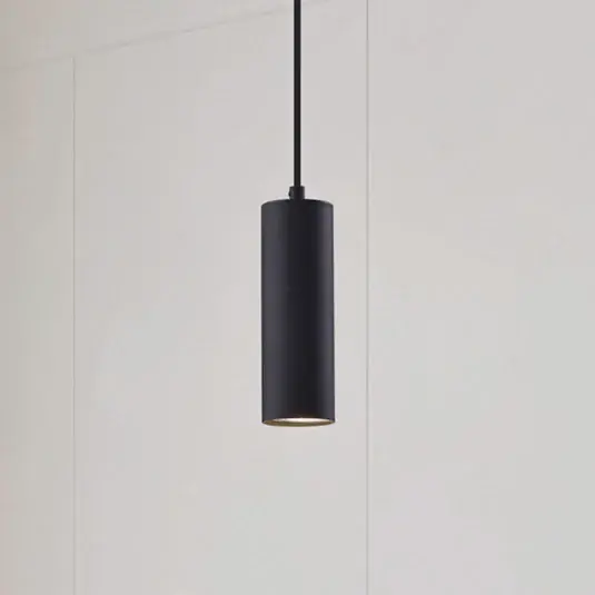 Lindby lampada a sospensione Joffrey, Ø 6 cm, nero, metallo, GU10 Ordina Subito