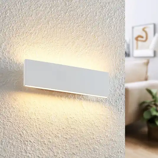 Bestseller Lindby Ignazia Applique a LED, 28 cm, bianco, metallo, su/giù
