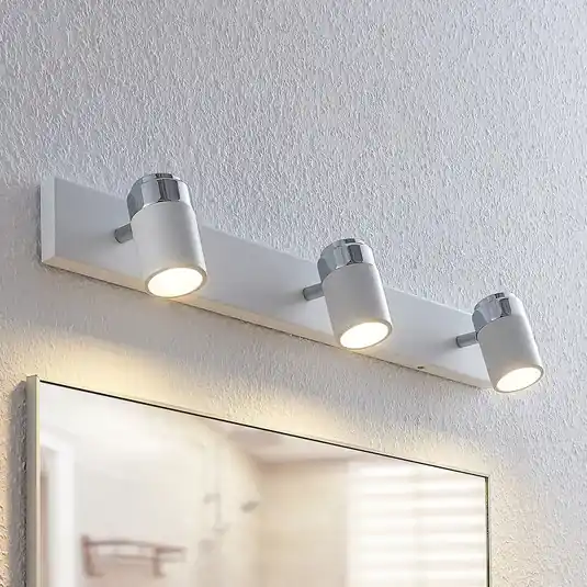 Soddisfatti O Rimborsati Lindby fatto Kardo, a 3 luci, bianco, metallo, IP44