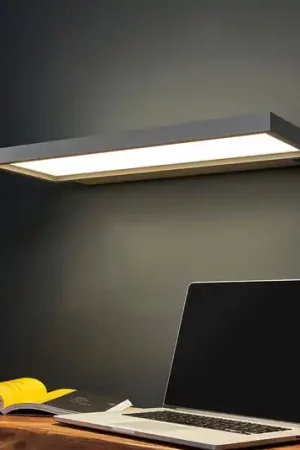 Promo Stagionale Applique LED da uffici Rick, grigio, bianco neutro