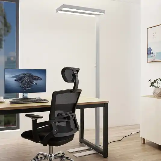 Consegna Rapida Arcchio Piantana LED Logan Pro, bianca, sensore, dimmerabile