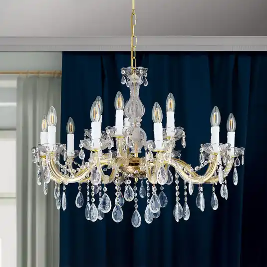 Super Prezzo Lampadario Marie Claire in cristallo a 15 luci