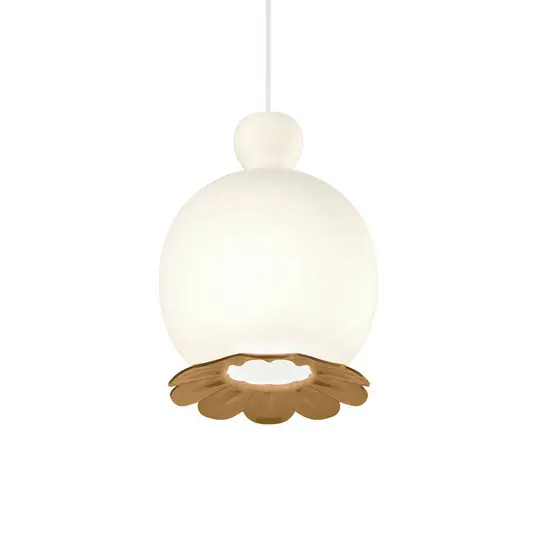 kdln Opyo lampada a sospensione, ottone, Ø 22 cm, vetro Ordina Subito