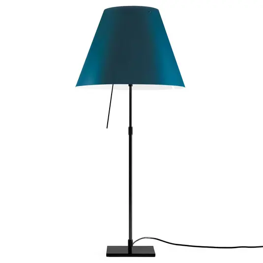 Luceplan Costanza lampada da tavolo D13 nero/blu Vendita Finale
