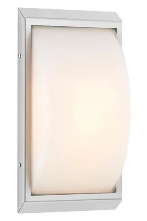 Applique da esterni LED 052, acciaio inox, vetro, sensore di movimento Saldi