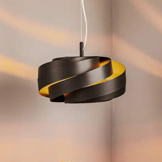 Lampada a sospensione Vento, nero, Ø 40 cm, metallo, E27 Compra Online