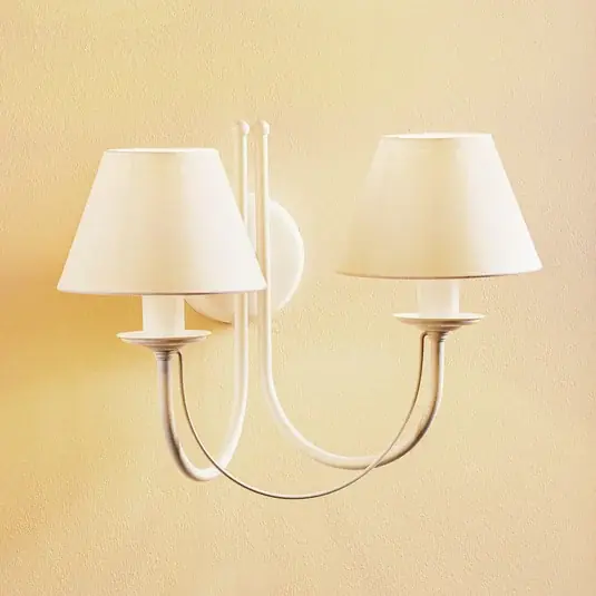 Bestseller Applique Bona, 2 luci, bianco