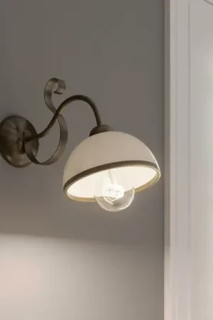 Applique Antica in stile rustico, 1 luce Offerta Lampo