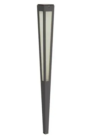 Fiaccola LED solare Tinka a sensore, 120 cm grigio Promo Stagionale