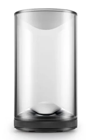 Lampada LED da tavolo EVA 3.000K base nera Ø18cm Esclusivo