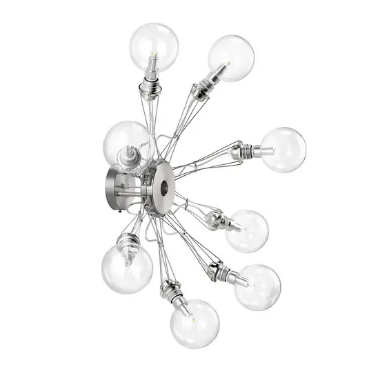 LUMINA Matrix Otto applique a 8 luci, nichel Saldi