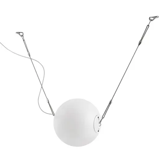 Reso Gratuito Lampada a sospensione Lumina Perla con globo in vetro, Ø 35 cm