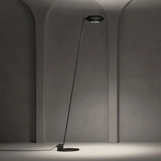 Vendita Finale Lumina Elle 1 lampada LED da pavimento H 180cm 3.000K nero
