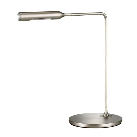 Compra Online Lumina Flo Bedside Lampada LED da tavolo 3.000K nichel