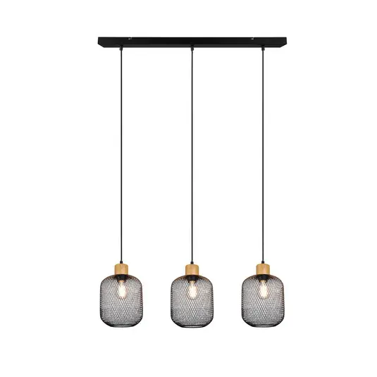Lampada a sospensione Calimero a gabbia 3 luci Occasione