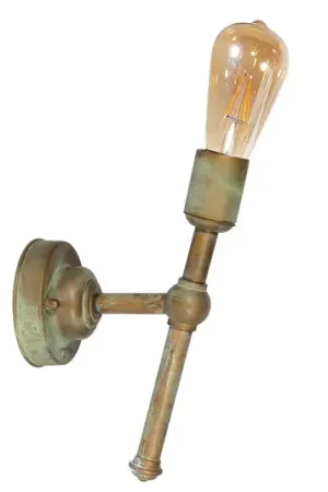 Fiaccola da parete 3105 ottone, obliqua Vendita Finale