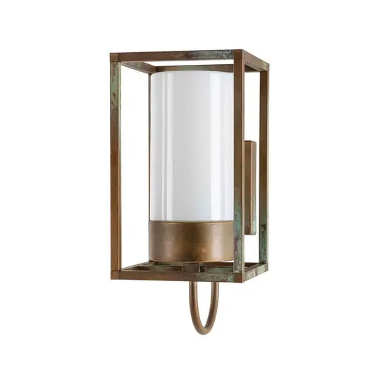 Applique da esterni Cubic³ 3362 ottone/opale Promozione