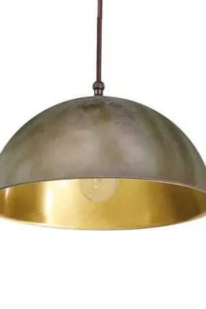 Reso Gratuito Sospensione Circle oro / ottone anticato, Ø20 cm