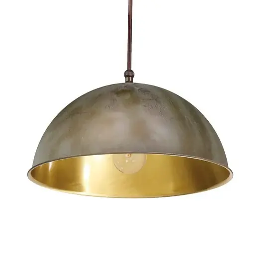 Reso Gratuito Sospensione Circle oro / ottone anticato, Ø20 cm