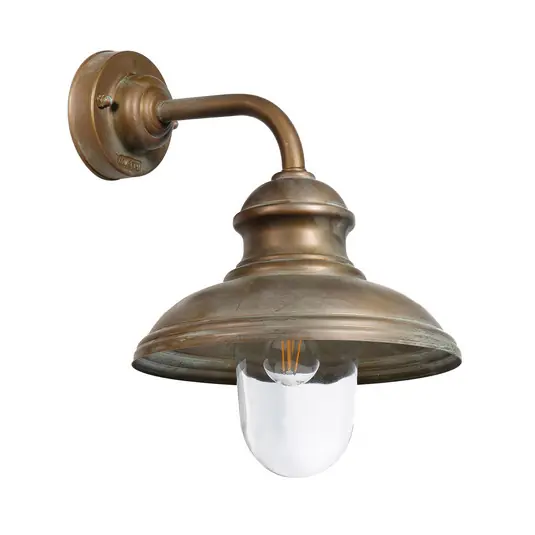 Prezzo Scontato Applique da esterni Little Mill 3350 ottone/trasp.