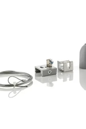 Set sospensione binario trifase Noa, 150cm grigio Miglior Prezzo