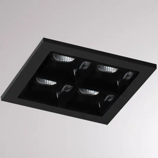 Liro downlight LED nero 34° 3.000 K Solo Oggi