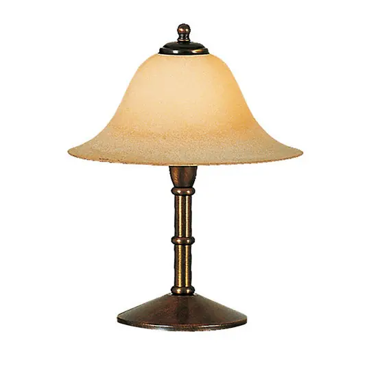 Menzel Anno 1900 lampada tavolo vetro scavo fumè Vendita Finale