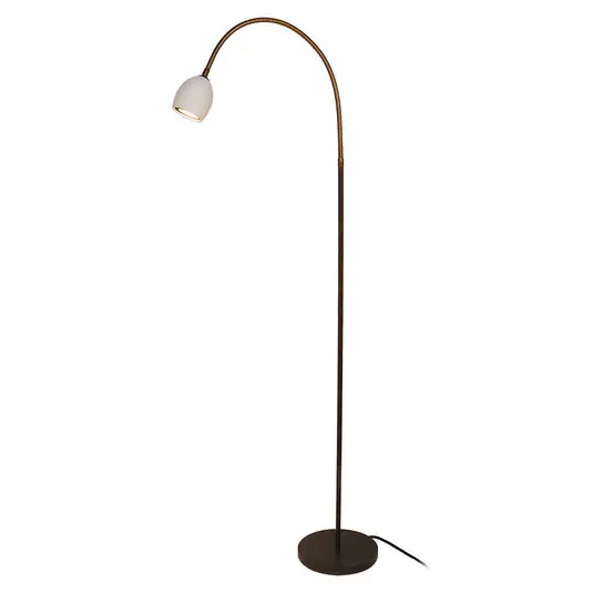 Prezzo Basso Menzel Provence piantana satin 1 luce braccio flex