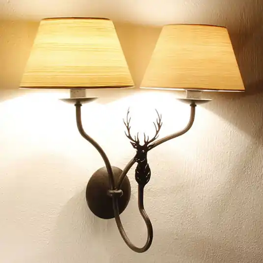 Menzel TH7362 applique 2 luci con cervo Popolare