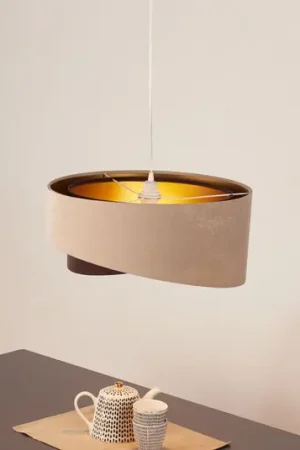 Lampada a sospensione Arianna in look stratificato, a 2 colori Compra Oggi Stesso