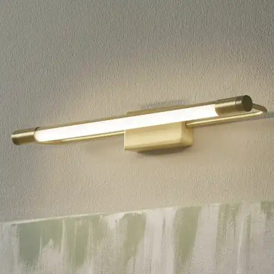 Ultime Pezzi Applique LED Rapallo, ottone, IP44, 40 cm